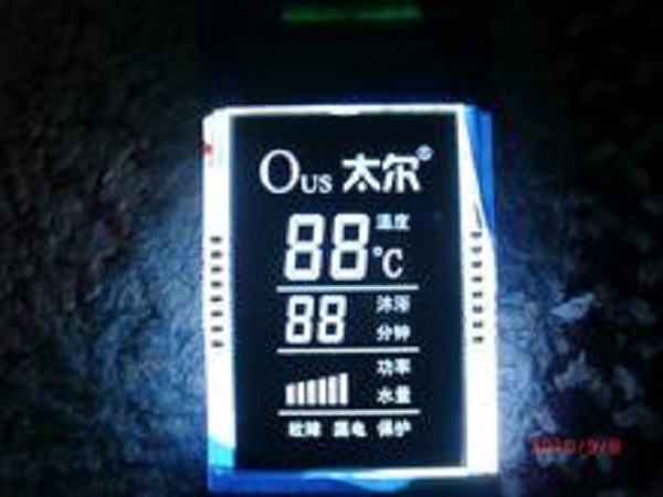 燃汽能熱水器LCD液晶顯示屏